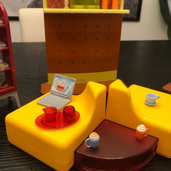 Mattel My Scene Daily Dish Coffee Bar Cafe Playset Early 2000’s Doll Playset - Picture 3 of 9